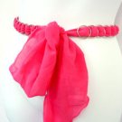Hot Pink Chiffon Sash Belt 100CRSASH