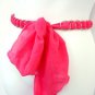 Hot Pink Chiffon Sash Belt 100CRSASH