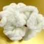 White Velvet Beaded Scruncy 1HA3002800