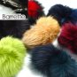 12 Rabbit Fur Hair Barrettes 1HA4005440