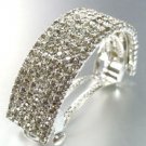 Rhinestone Half Moon Barrete 1HA00120