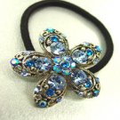 Blue Flower Ponytail Holder 1HA2520217
