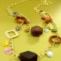 Brown Wood & Cord Beads Long Necklace 1N2381709
