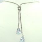 Sterling Silver Lavender CZ Necklace 1N009211