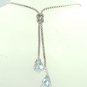 Sterling Silver Lavender CZ Necklace 1N009211