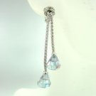 Sterling Silver Lavender CZ Earrings 1E009211