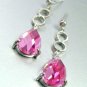 Pink Crystals Sterling Silver Earrings 1E4007079