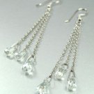Clear Crystals Sterling Silver Earrings 1E4007063