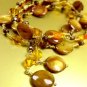 Brown Stones Crystals Stretch Bracelet 1B067140