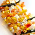 Natural Brown Stones Stretch Bracelet 1B0674555