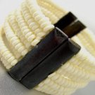 Natural Wood Beads Stretch Bracelet 1B2613526