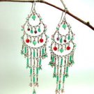 Colorful Exquisite Beads Dangle Earrings 1E001MP23