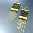 Gold Faux Snake Dangle Earrings 1E2916060