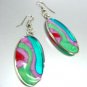 Colorful Resin Dangle Earrings 1E400392B