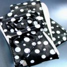  Black White Polka Dots Buckle Wrap Belt 1BTB0012433