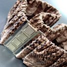 Light Pink Snake Skin Stretch Belt 1BTB13407032
