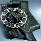 Black Antique Buckle Wrap Belt  1BTB0012432