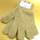 Beige Acrylic & Angora Fur Glove  1GLOVE466