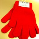Red Acrylic &  Angora Fur Glove  1GLOVE466