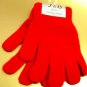 Red Acrylic &  Angora Fur Glove  1GLOVE466