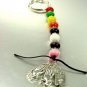 Multi Cats Eye Beads Prayer Key Chain