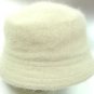 Winter White Angora Rabbit Fur Bucket Hat 1HTB365