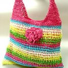 Multi Metallic Weave HoBo Satchel Bag  Handbag