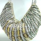 Silver Metallic Llame Beads Handbag    137024