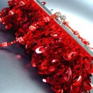 Red Confetti Sequins Cha Cha Bag Handbag 14008698