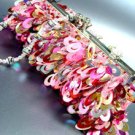Pink Multi Confetti Sequins Cha Cha Bag  Handbag 14008698