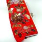 Red Crystal Beads & Sequins Handbag  Clutch Hobo Style