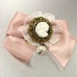 1 Dozen Pink Ribbon Cameo Brooch Pins 1BP001382