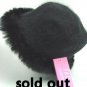 Black Angora with Rabbit  Fur Trim Fashion Hat  10H400205