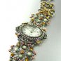 Brown Crystals Antique Victorian Watch Replica 1W353259