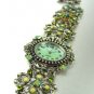 Green Crystals Antique Victorian Watch Replica 1W353259