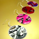 Dozen Colorful Disks Dangle Earrings    1DE400117
