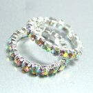 Dozen Clear AB Crystals Toe Rings 1TR35120
