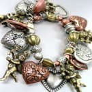 Multi Antique Charms Stretch Bracelet  1B0177683