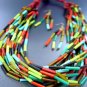 Multi Color Ethnic Beads Necklace Set