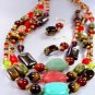 Natural Stone Beads Necklace Set