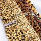 Dozen Brown Fur Animal Print Belts