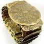 Antique Gold Stretch Scale Fashion Belt