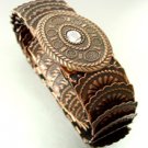 Antique Copper Stretch Scale Fashion Belt