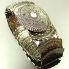 Antique Silver Stretch Scale Fashion Belt