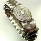 Antique Silver Stretch Scale Fashion Belt