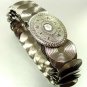 Antique Silver Stretch Scale Fashion Belt