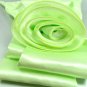 Green Satin Scarf Belt Flower Wrap