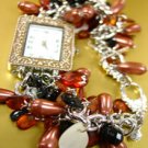 Brown Pearls Beads Shells Cha Cha Watch