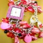 Pink Pearls Beads Shells Cha Cha Watch
