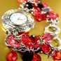 Pink Lucite Crystals Cha Cha Watch
